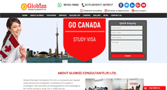 Desktop Screenshot of globizz.in
